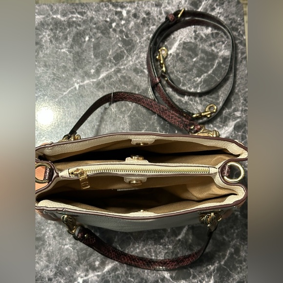 New Coach Cammie Chain Bucket Bag in Colorblock w/ Snakeskin CA430 - Picture 12 of 14